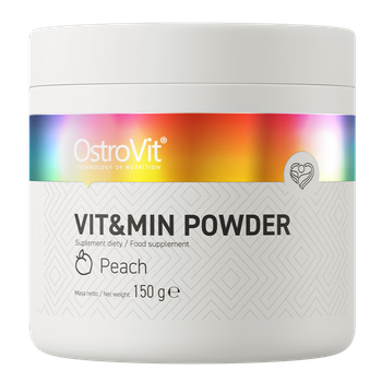 OstroVit VIT&MIN w proszku 150 g brzoskwiniowy