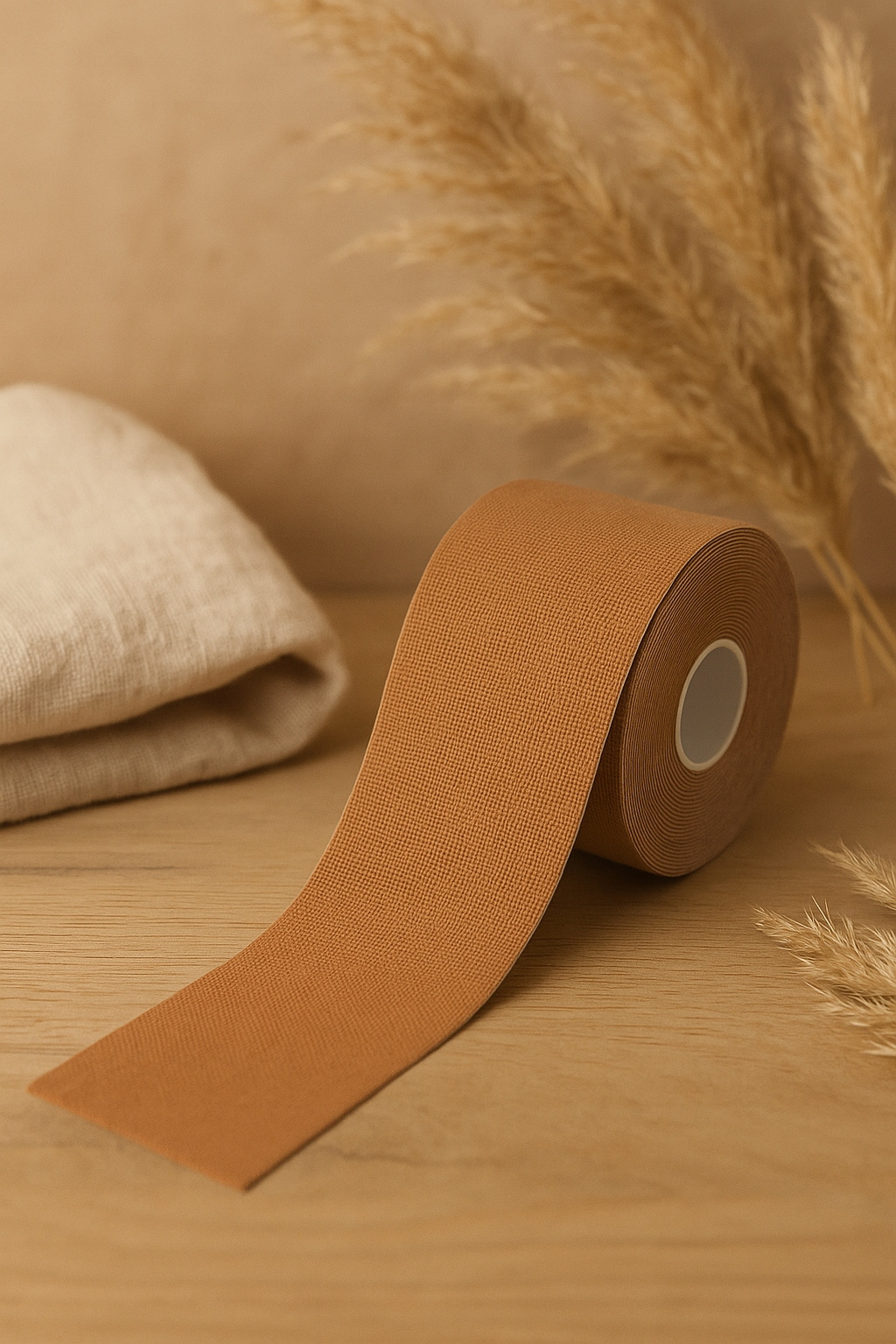 Taśma do kinesiotapingu 5 cm x 5 m beżowa