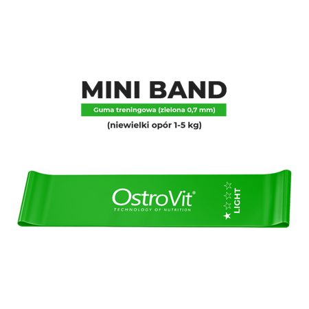 OstroVit Gumy Treningowe zestaw 4 sztuki + worek