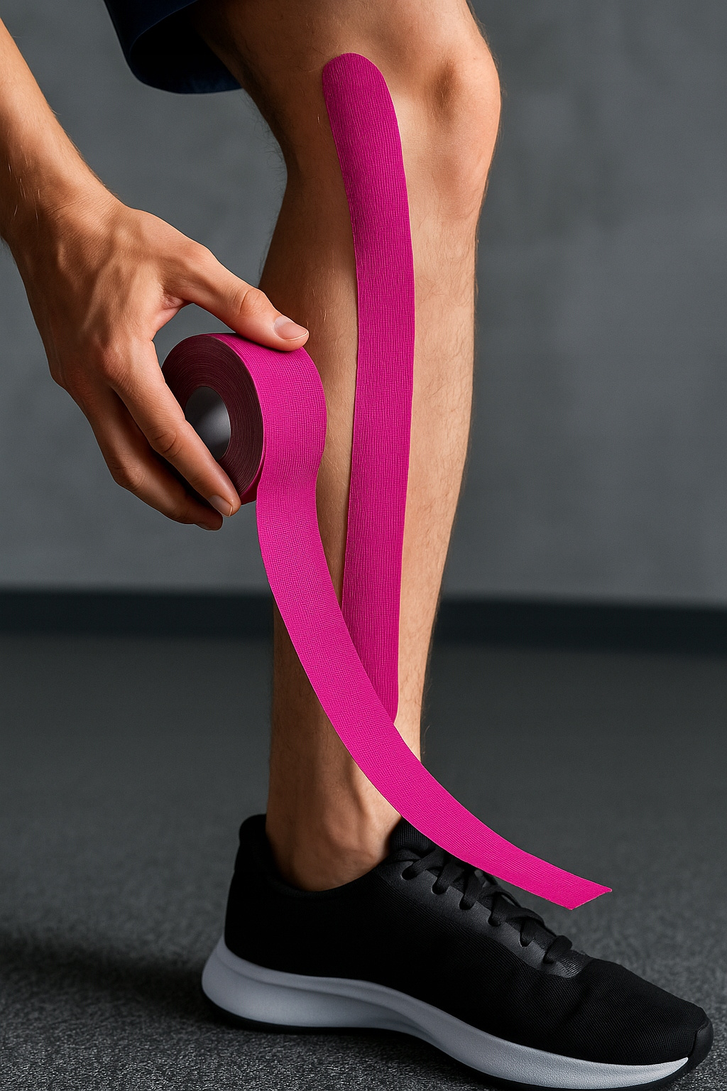 Taśma do kinesiotapingu 7,5 cm x 5m niebieska