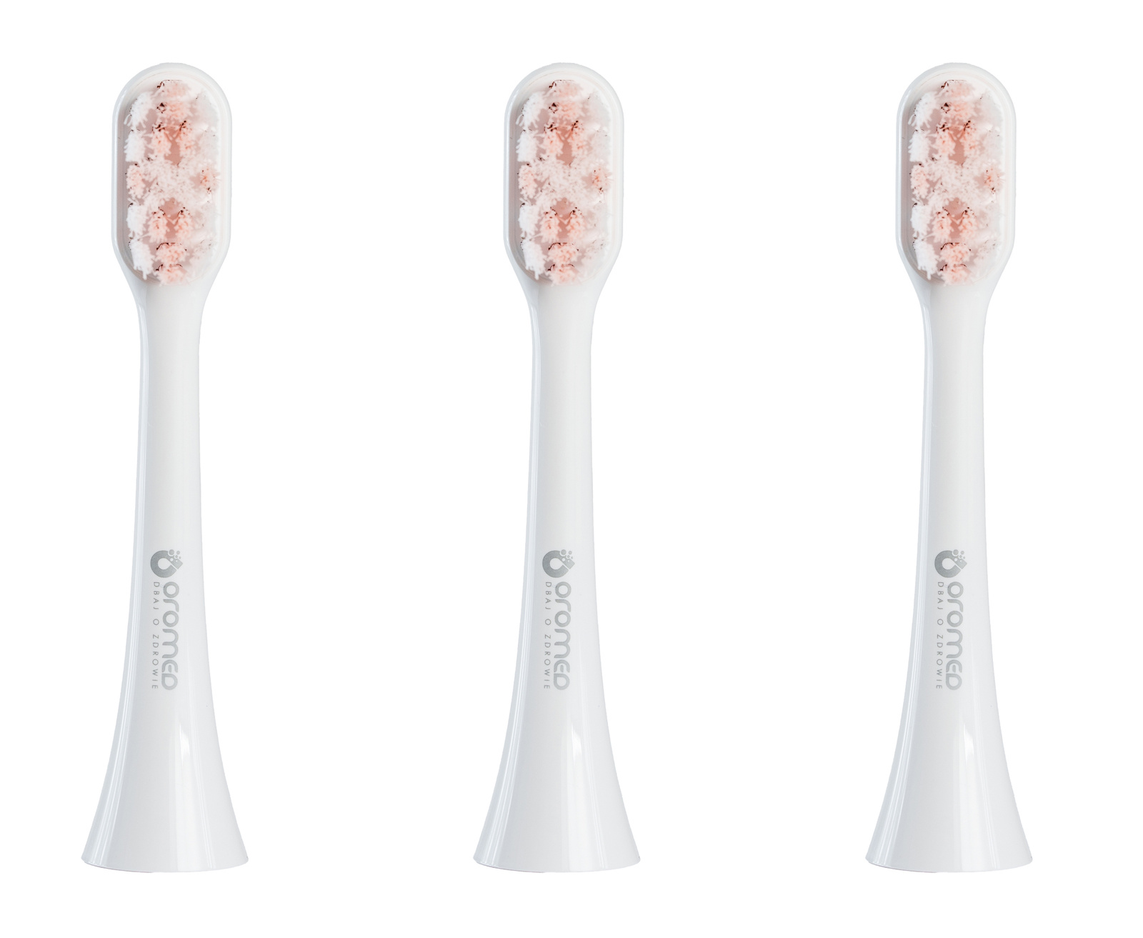 Końcówki do szczoteczki sonicznej Oromed ORO-SMILE white 3 sztuki