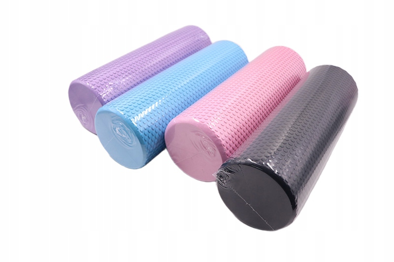 Wałek do masażu roller z wypustkami CARE+ 45 cm niebieski