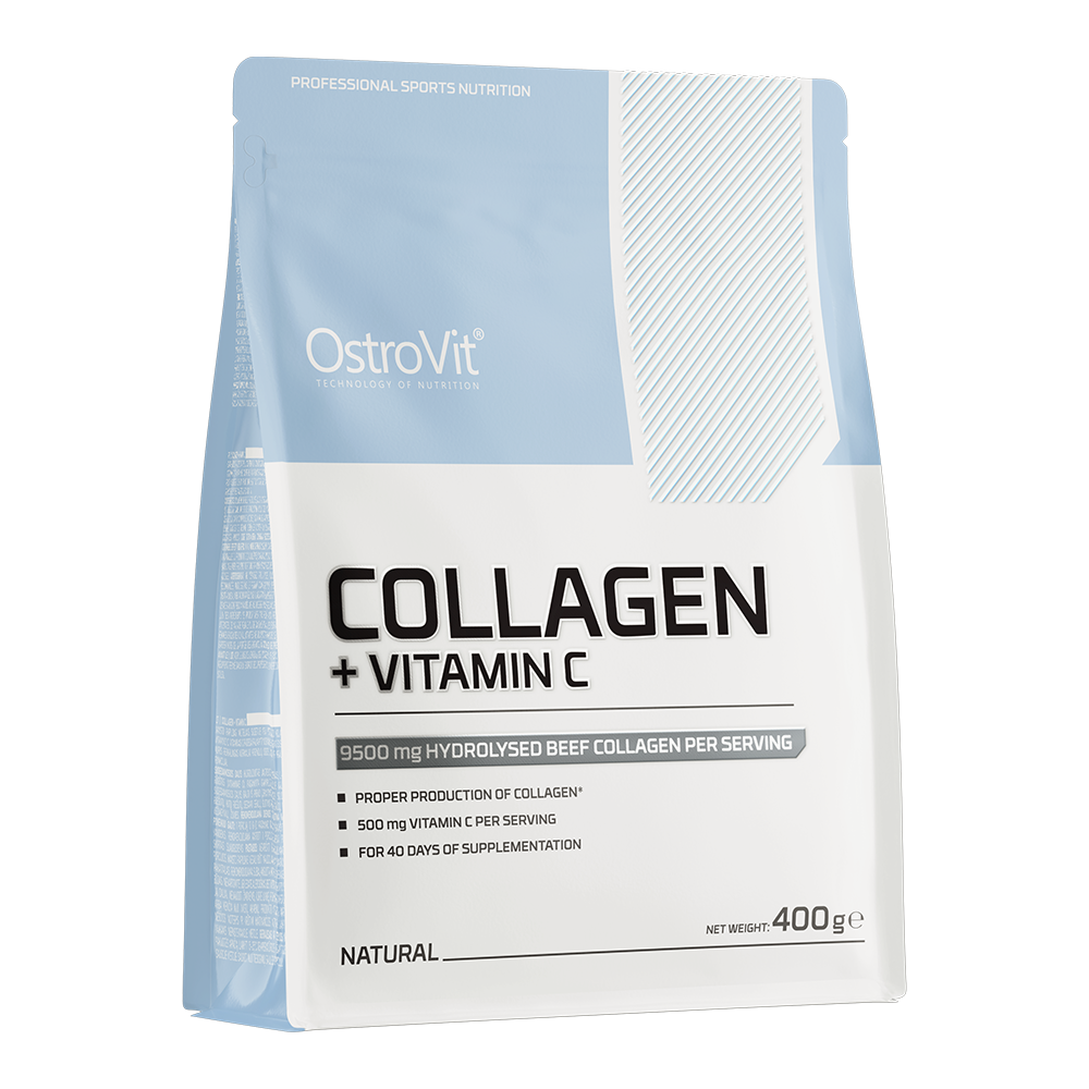 OstroVit Kolagen + Witamina C 400 g naturalny
