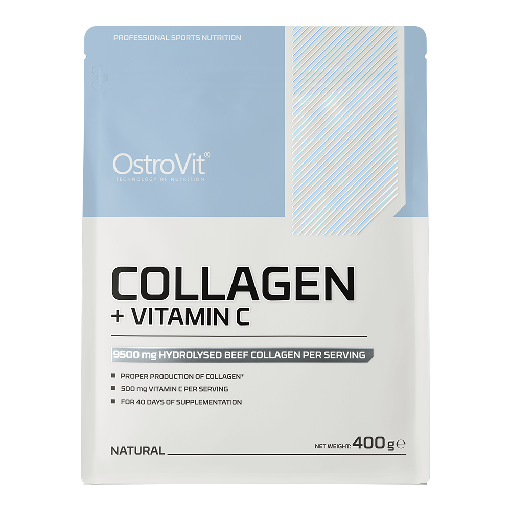 OstroVit Kolagen + Witamina C 400 g naturalny