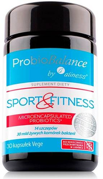 ALINESS ProbioBALANCE, Sport & Fitness Balance  30 mld. x 30 vege caps.