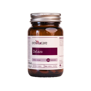 Orovitacare Żelazo 30 tabletek