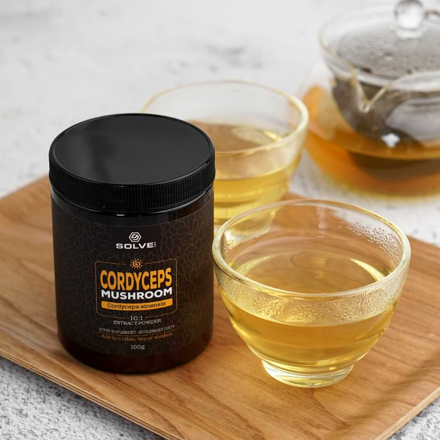 Solve Labs Cordyceps sinensis 10:1 Mushroom Powder 100g