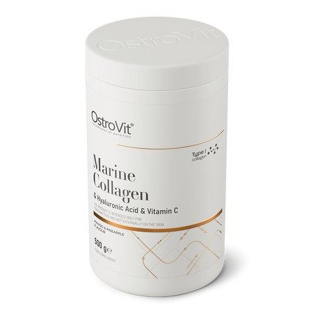 OstroVit Marine Collagen & Hyaluronic acid & Vitamin C  500 g mango & pineapple