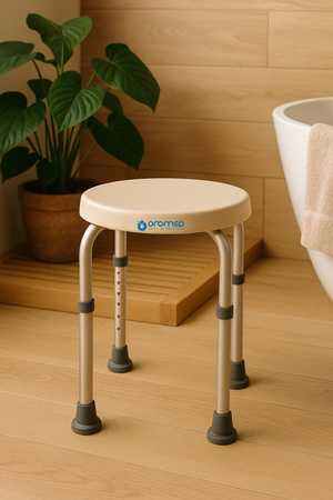 Taboret stołek pod prysznic okrągły