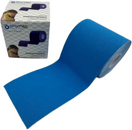 Taśma do kinesiotapingu 7,5 cm x 5m niebieska