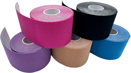 Taśma do kinesiotapingu 5 cm x 5 m czarna