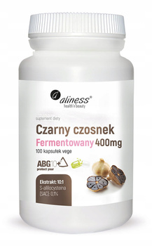 ALINESS Czarny czosnek fermentowany ABG10+ 400 mg