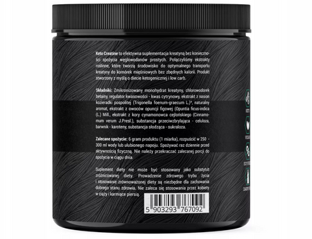 Solve Labs Kreatyna Keto Creatine 240g Energy & Strength