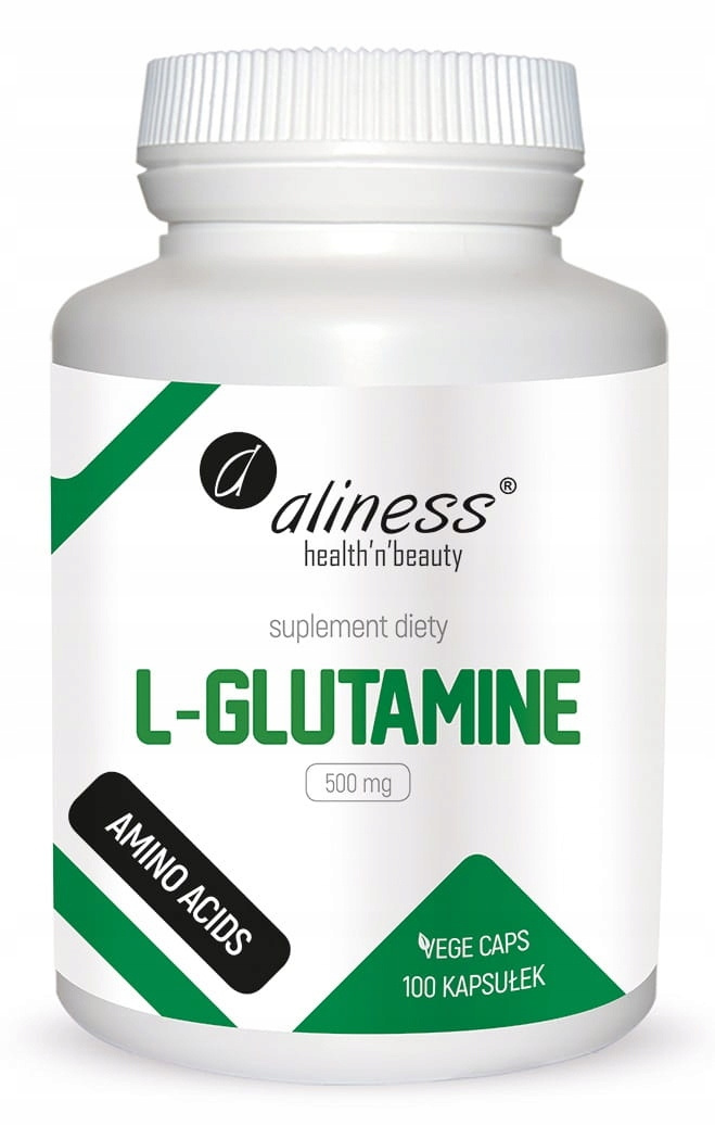 ALINESS L-Glutamine 500 mg x 100 Vege caps.