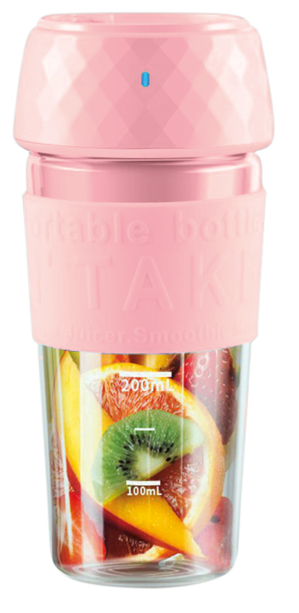 Blender przenośny Oromed ORO-JUICE CUP USB różowy 