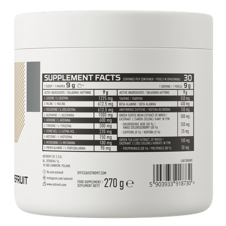OstroVit Amino Revive 270 g grejpfrutowy