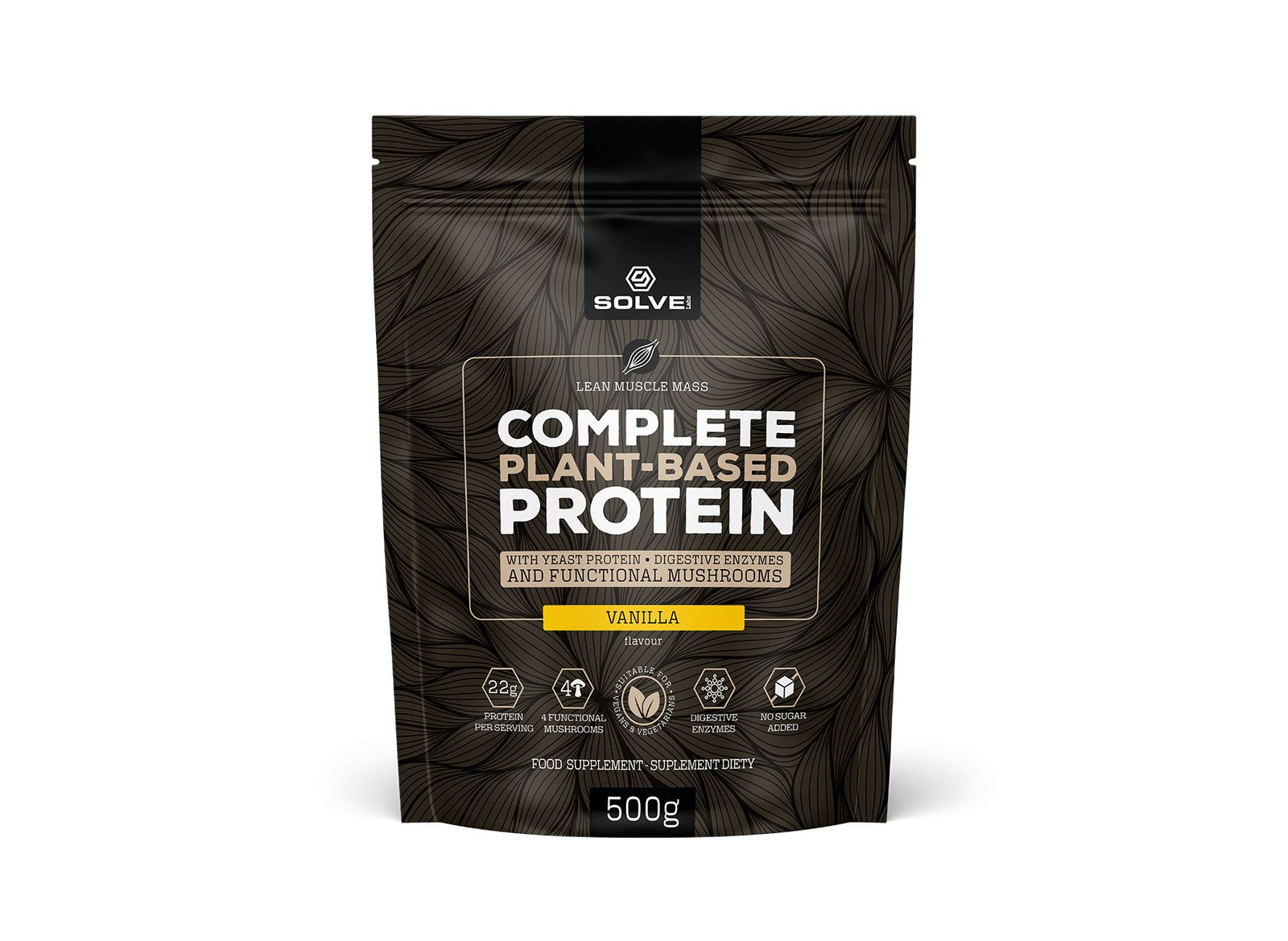 Solve Labs Complete Plant-based Protein 500g Vanilla
