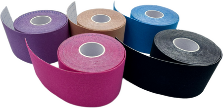 Taśma do kinesiotapingu 5 cm x 5 m niebieska