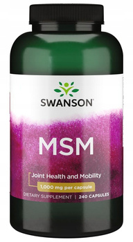 SWANSON MSM 1000mg 240kaps
