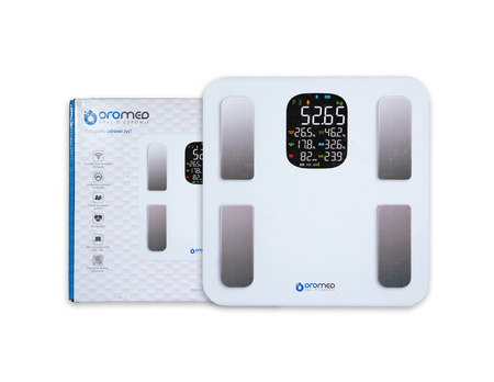 Waga analityczna elektroniczna łazienkowa ORO-BLUETOOTH H SMART WHITE