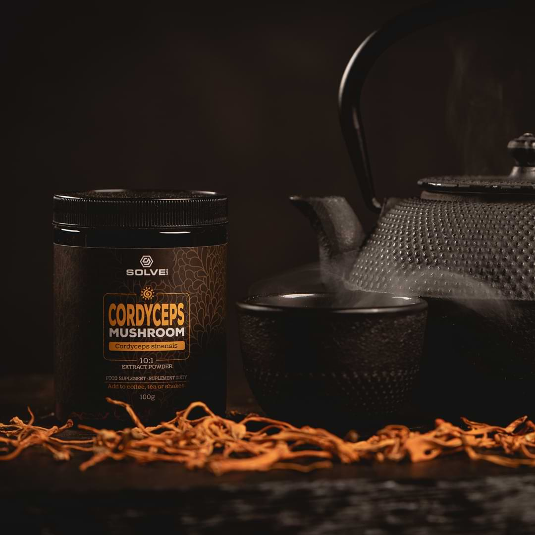 Solve Labs Cordyceps sinensis 10:1 Mushroom Powder 100g