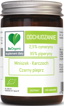 BeOrganic Odchudzanie BIO 400 mg x 100 tabletek