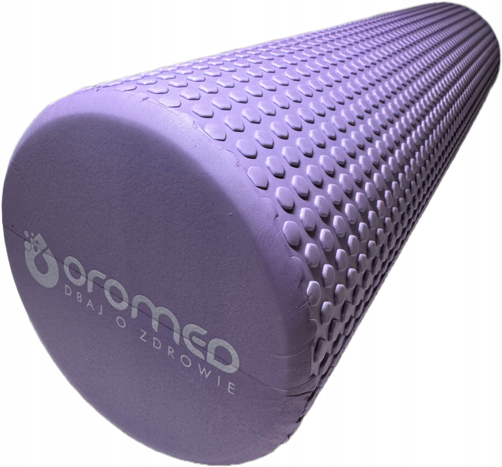 Wałek do masażu roller z wypustkami CARE+ 45 cm fioletowy