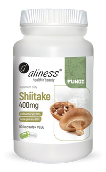 ALINESS Shiitake ekstrakt 40/20, 400mg x 90 Vege caps.