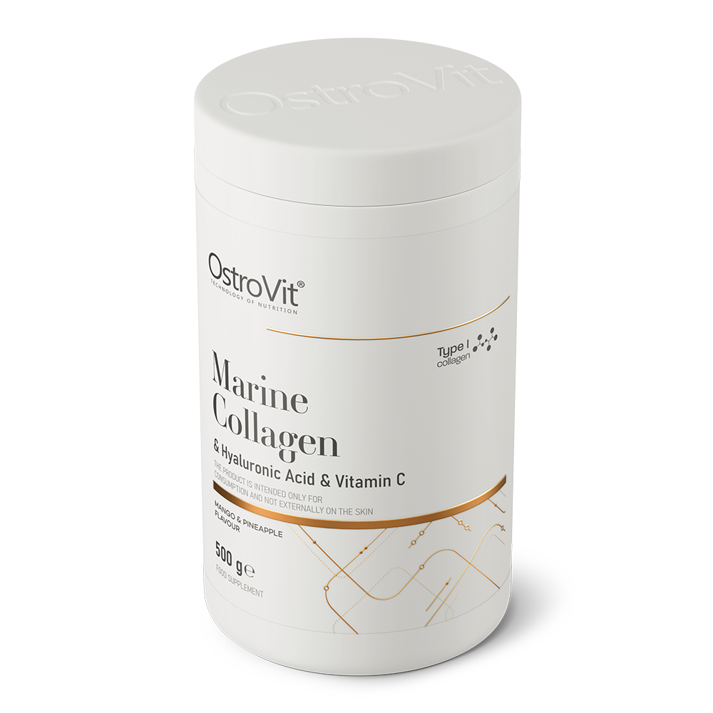 OstroVit Marine Collagen & Hyaluronic acid & Vitamin C  500 g mango & pineapple