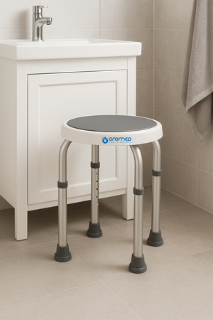 Obrotowy taboret pod prysznic