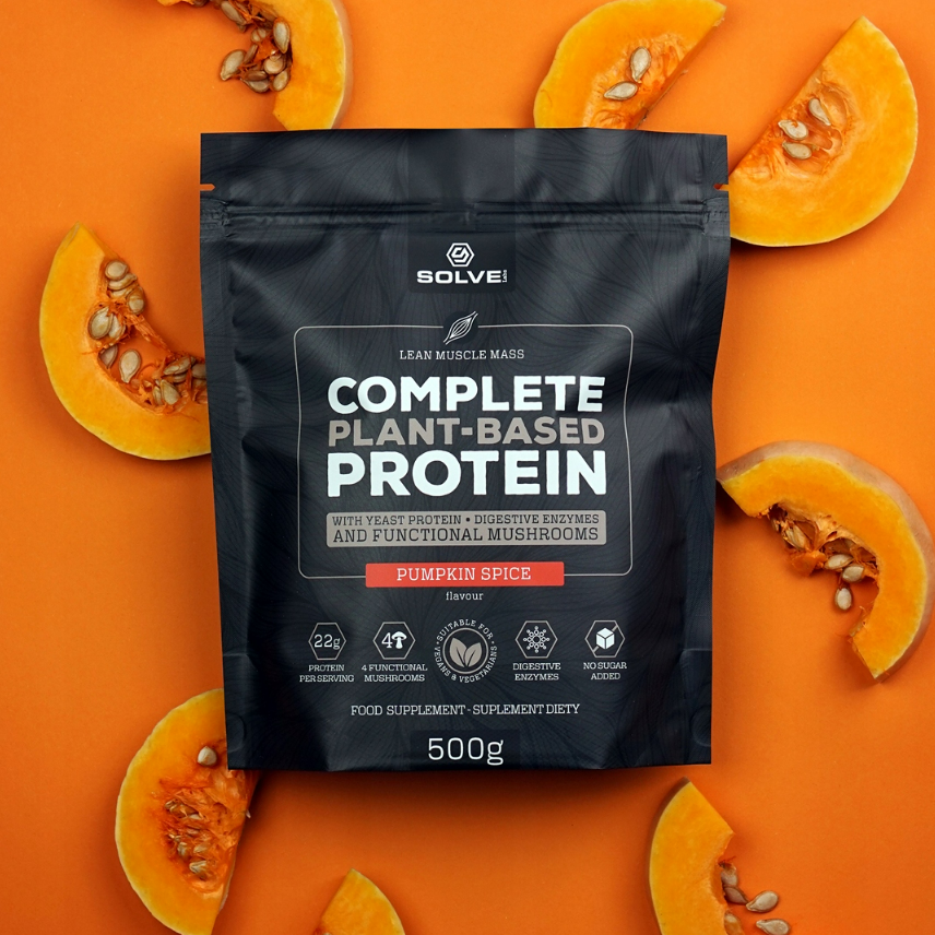 Solve Labs Complete Plant-based Protein 500g Pumpkin spice
