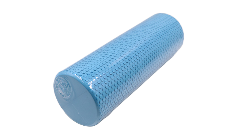 Wałek do masażu roller z wypustkami CARE+ 90 cm niebieski