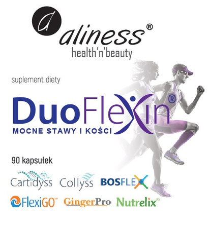 ALINESS Duoflexin® 90 kapsułek, mocne stawy i kości 100% natural x 90 Vege caps