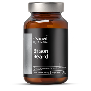 OstroVit Pharma Bison Beard 60 kapsułek ( zdrowa broda)