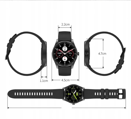Smartwatch zegarek elektroniczny KW11 AMOLED IP68