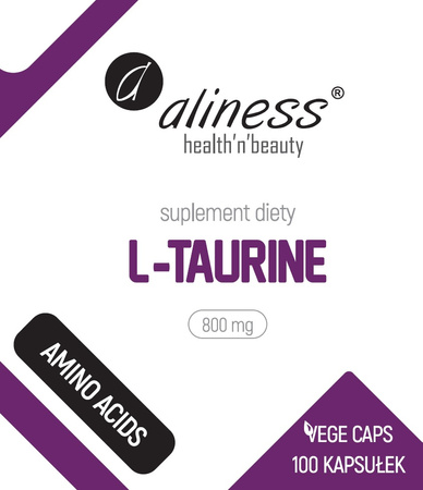 ALINESS L-Taurine 800 mg x 100 Vege caps