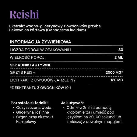 SOMA Grzyby Reishi Lakownica żółtawa 60 ml