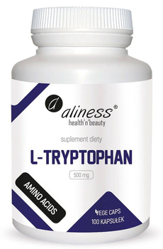 Aliness L-Tryptophan 500 mg Vege caps.