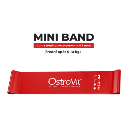 OstroVit Gumy Treningowe zestaw 4 sztuki + worek