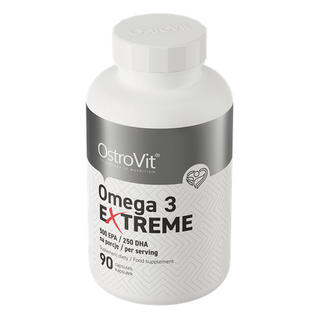OstroVit Omega 3 Extreme 90 caps ODPORNOŚĆ EPA 500 mg DHA