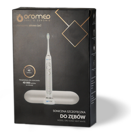Szczoteczka soniczna do zębów elektryczna Oromed ORO-SONIC NEXT white