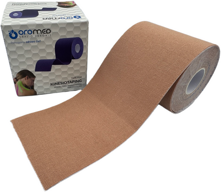 Taśma do kinesiotapingu 7,5 cm x 5m beżowa