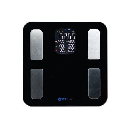 Waga analityczna elektroniczna łazienkowa ORO-BLUETOOTH H SMART BLACK
