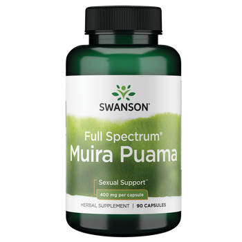 SWANSON FS Muira Puama 400mg 90 kapsułek Potencja Libido Seks