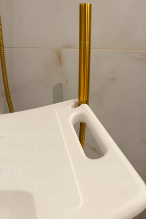 Taboret prysznicowy stołek pod prysznic prostokątny