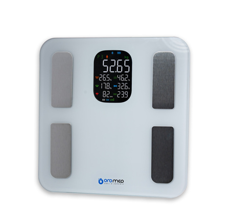 Waga analityczna elektroniczna łazienkowa ORO-BLUETOOTH H SMART WHITE