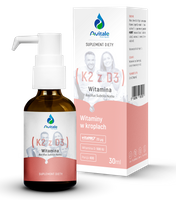 AVITALE Witamina K2 (Vita MK7) 20uq + D3 500IU + E3,2IU Olive 30 ml