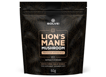 Solve Labs Lion's Mane Soplówka jeżowata 10:1 Mushroom Powder 50g