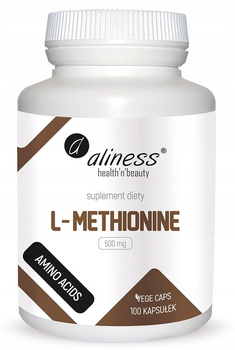 ALINESS NAC L-Methionine 500 mg x 100 Vege caps.