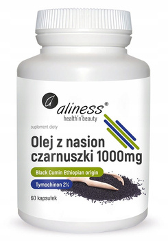 ALINESS Olej z nasion czarnuszki 2% 1000 mg x 60